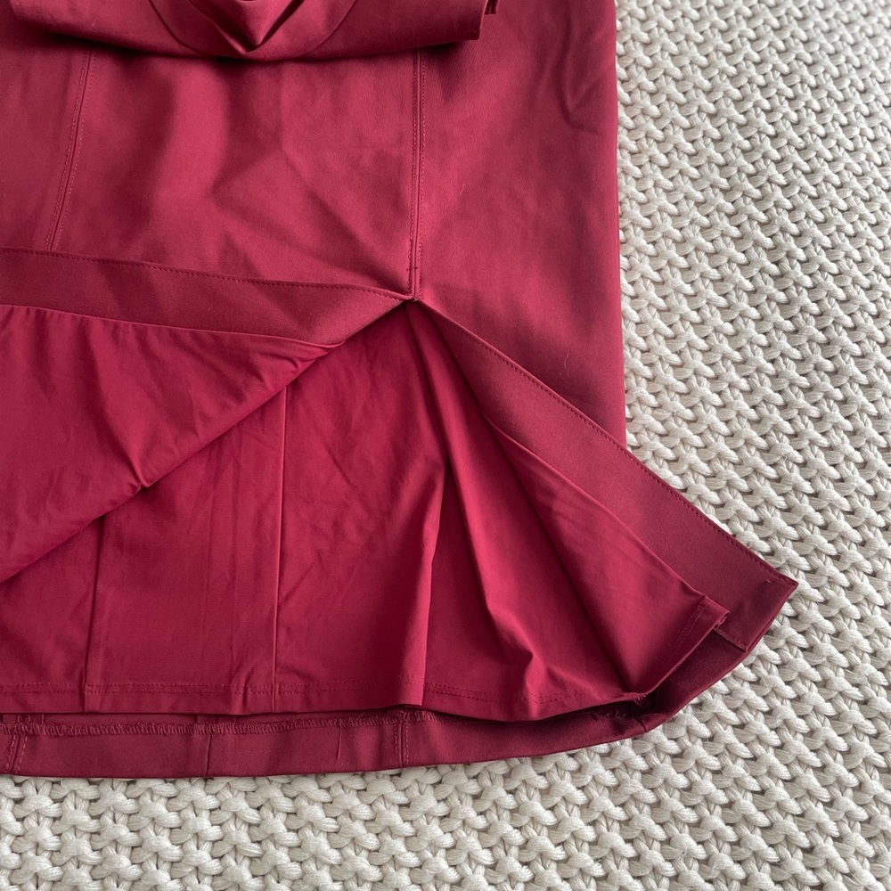 White House Black market Ponte Mock Neck Sheath Dress - Picture 9 of 16